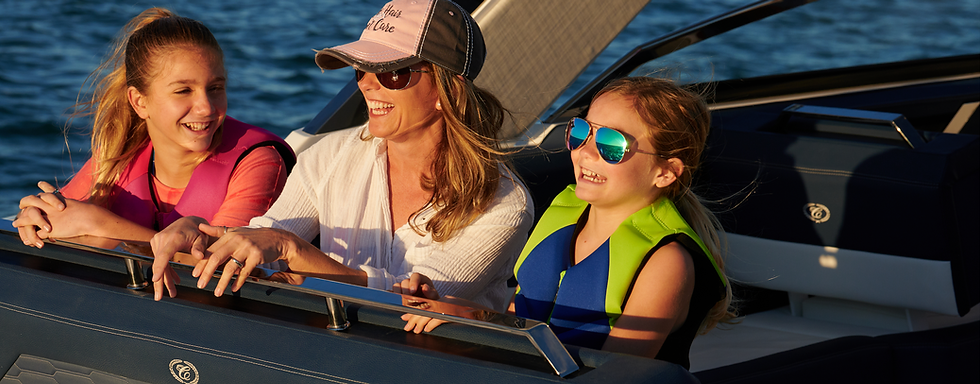 family boating