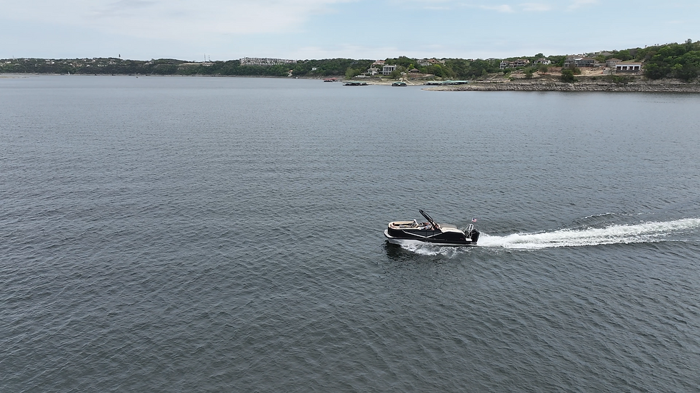 Flamingo Boat on Lake Travis in Texas
